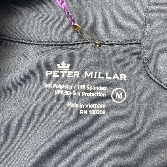 NWT Peter Millar Women’s Company Embroidered Lauren Black Full Zip Jacket Medium - Picture 14 of 14